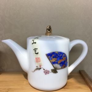 扇子羊脂玉套装