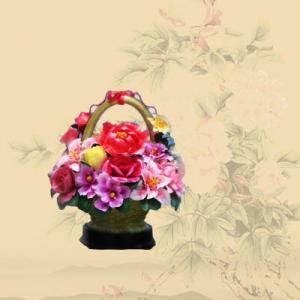 花开富贵花篮